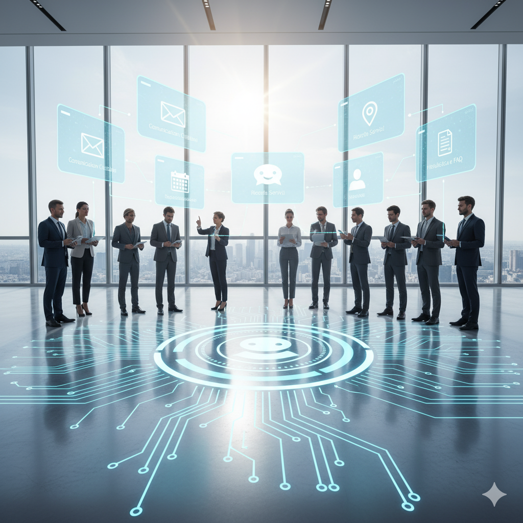 Professionisti Helea per l'implementazione di Chatbot AI e soluzioni di AI Tools Lab per URP e Segnalazioni nella Pubblica Amministrazione.